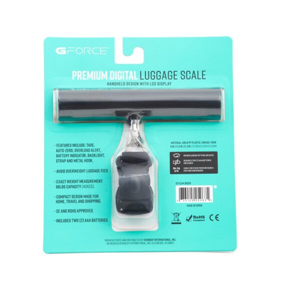 G-FORCE Black Premium Digital Luggage Scale - Picture 2 of 2